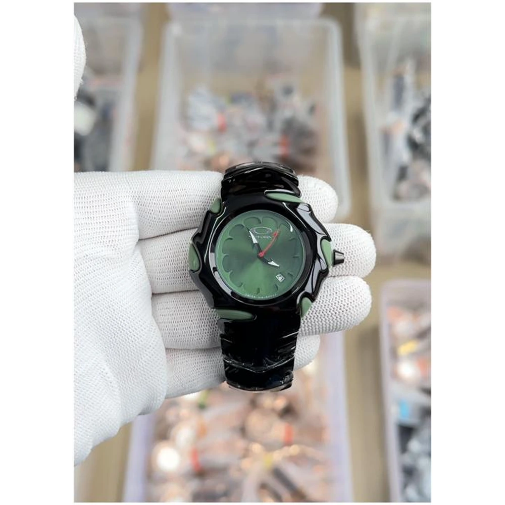 Oakley Blade Watch Black-Green For Men (SL860)