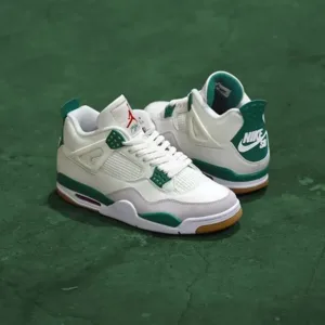 Premium Air Jordan Retro 4 Pine Green Shoes For Men (FT743)