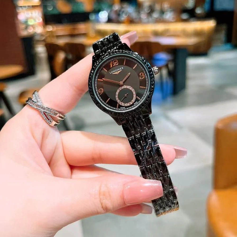 Longines Watch Heritage Classic Black For Women (SG2734)