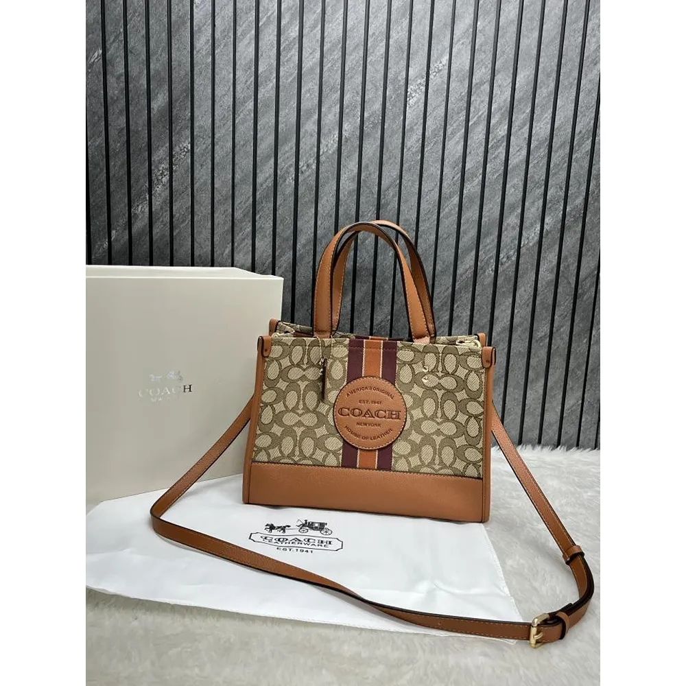 Premium Coach Dempsey Tote Bag With Og Box Dust Cover For Women (SZ758)