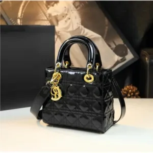 Stylish Christian Dior Leather Handbag With Og Box & Dust Bag For Women (FT626)