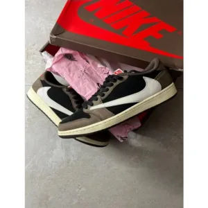 Premium Air Jordan 1 Low X Travis Scott Dark Mocha Shoes For Men (SL721)