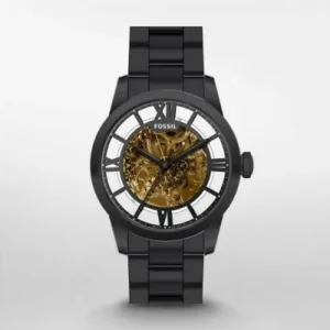 Premium Fossil Automatic Watch Round Black For Men (LAZ728)