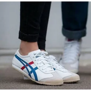 Imported Onitsuka Tiger Mexico 66 White Blue Shoes For Men (FT728)