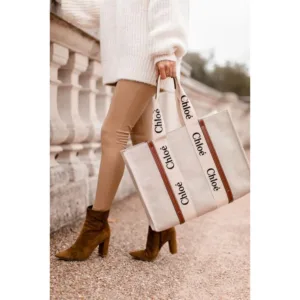 Premium Chloe Canvas Tote Bag With Dust Bag For Women (TB86)