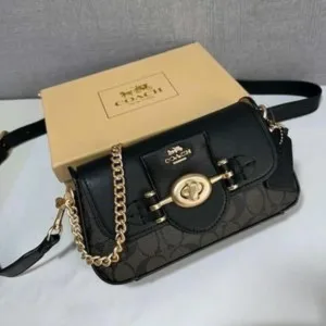 Stylish Coach Brie Shoulder Bag With Og Box & Dust Bag For Women (SZ786)