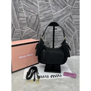 Stylish Miu Miu Multi Pocket Shoulder Bag With Og Box Dust Cover For Women (FT650)