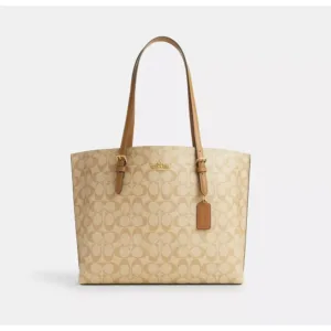 Coach Mollie Tote Bag Signature With Dust Bag For Women (LAB1141)