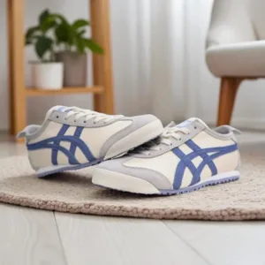 Premium Onitsuka Tiger Mexico 66 Cream Violet Storm Shoes For Men (BSF1089)