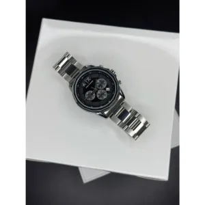 Stylish Armani Exchange Watch Silver Black For Men (MGC94)
