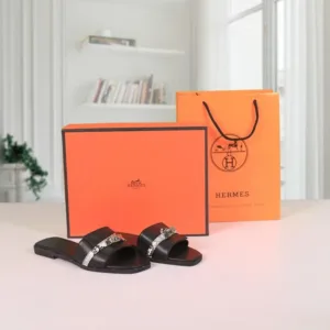 Hermes Paris Birkin Flats With OG Box & Carry Bag For Women (BSF1026)