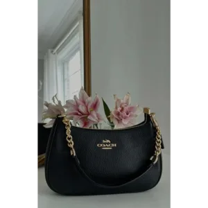 Coach Teri Shoulder Bag All Black With Original Packing For Women (BSF1034)