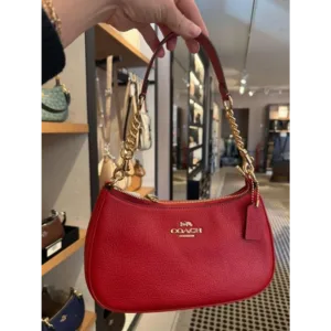 Coach Teri Shoulder Bag All Red With Original Packing For Women (BSF1035)