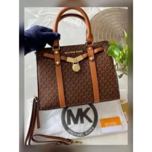 Michael Kors Satchel Bag MK Nouveau Hamilton Large With Dust Bag For Women (BSF1039)