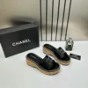 Chanel CC Sandal Slides