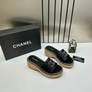 Chanel CC Sandal Slides